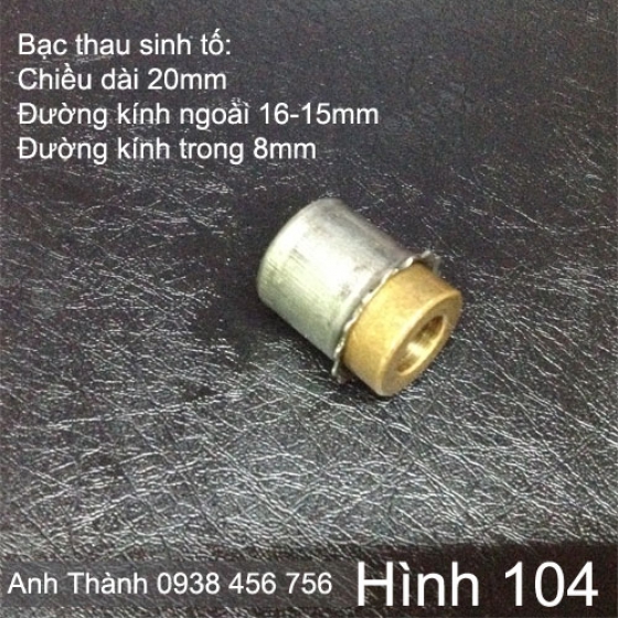 Bạc thau máy sinh tố